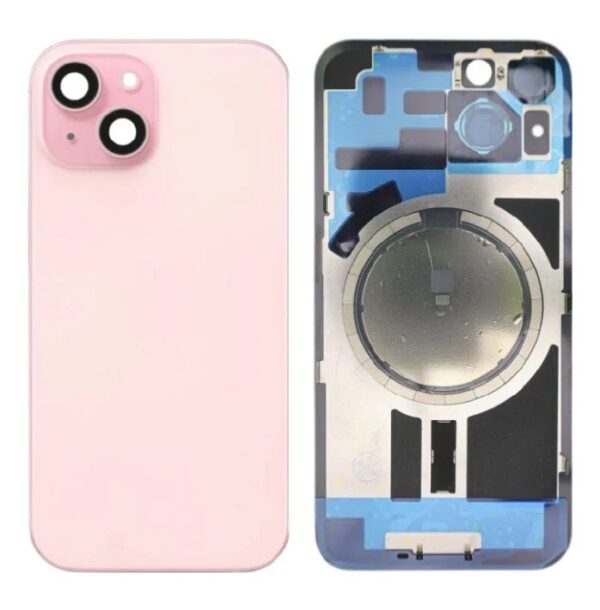 Back Panel With Camera Glass Lens for Apple iphone 15 - Image 2